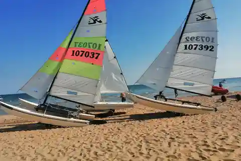 Sailing course for adults with catamarans at the Jesolo beach resort