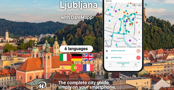 Ljubljana: Guided Tour with Your Mobile Phone