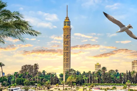Cairo: Passeio à Torre do Cairo ao pôr do sol com jantar num cruzeiro guiado pelo rio Nilo