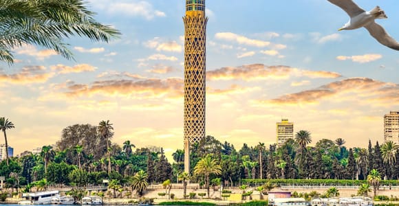 Cairo: Sunset Cairo Tower Tour With Nile River Dinner Cruise