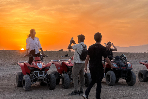 Marrakech : aventure en quad dans les dunes du désert des palmiers