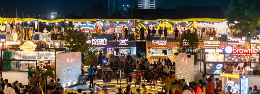 Ahmedabad : visite de nuit avec dégustation et promenade au marché