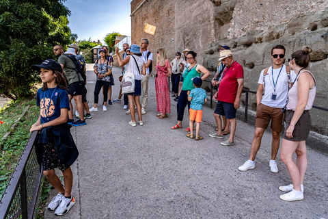 Roma: Visita del Coliseo, Foro Romano y Palatino con acceso prioritarioTour en grupo reducido en alemán