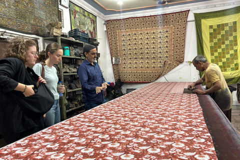 Jaipur: Private Shopping Tour With Block Printing factory