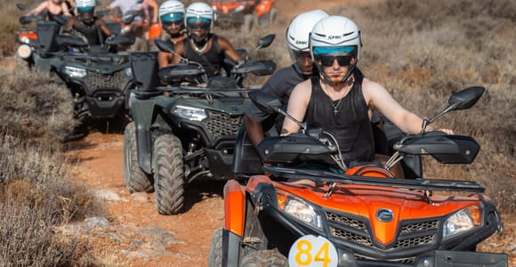 Crete: Off-Road Quad Safari to Cave, Abbey & Village Tasting