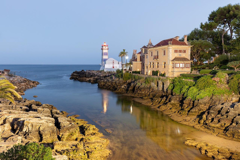 From Lisbon: Tour Sintra, Pena Palace, Regaleira and Cascais Private Tour