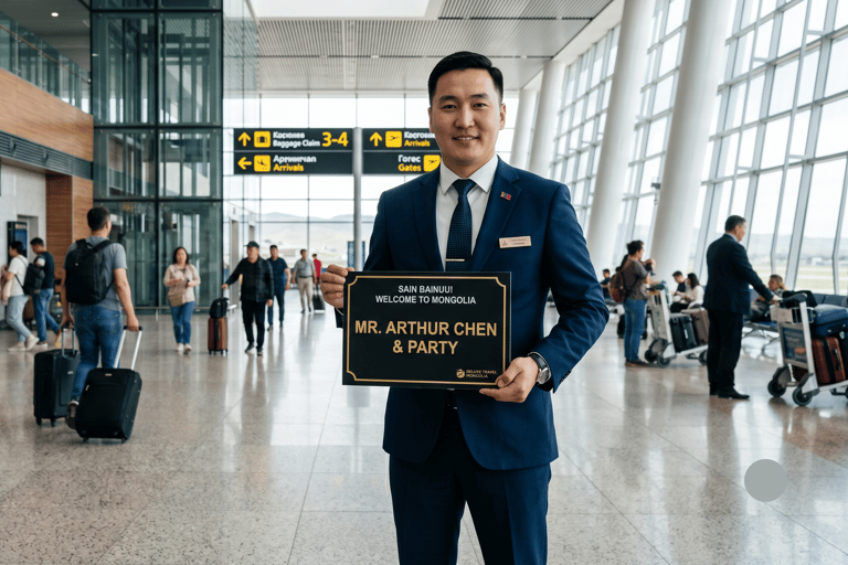 Ulaanbaatar: UBN Airport Private Transfer ⇄ City Center Arrival: UBN Airport to hotel in Ulaanbaatar city center