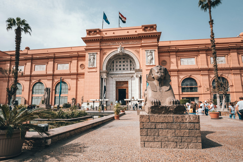 Le Caire/Giza : Musée égyptien et visite guidée du Khan el-KhaliliVisite privée avec billets et déjeuner