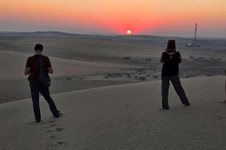 Sunrise or Sunset desert Safari with Sandboarding in Qatar