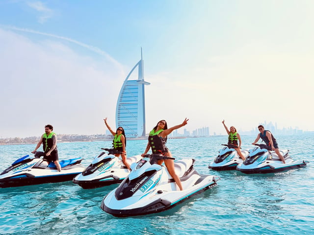 Moto de agua: Burj Al Arab, Atlantis y Burj Khalifa; fotos gratis