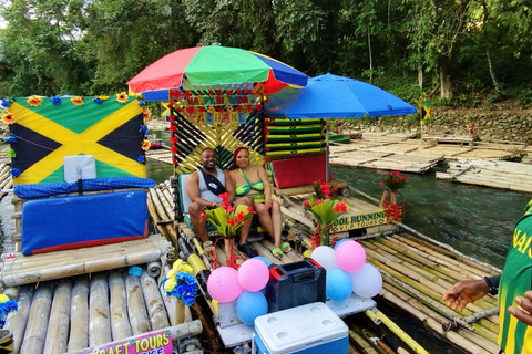 Montego Bay: Lethe River Rafting with Limestone Massage Customized bamboo rafting+Lime stone massage