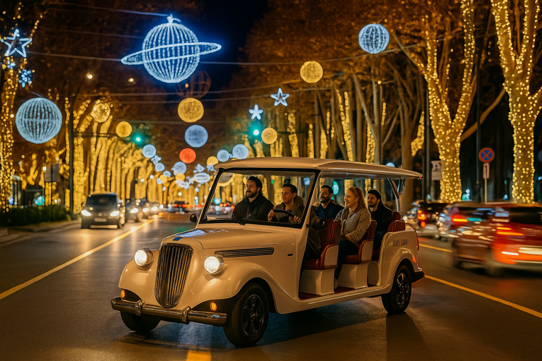 Tbilisi: Night Tour by Retro Electric Car & New Year Views