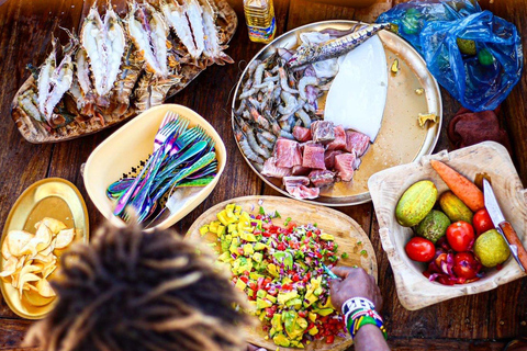 Zanzibar: Mnemba eiland privé dhow cruise met lunch