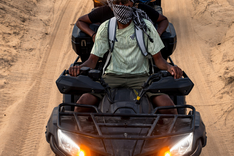 Lac Rose: Quad Biking and Canoe Ride on the Lake With round-trip transfer from Dakar