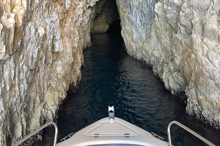Zakynthos: Private Boat Cruise with Skipper or Self-Drive South with Captain:Turtles, Keri & Secret Caves