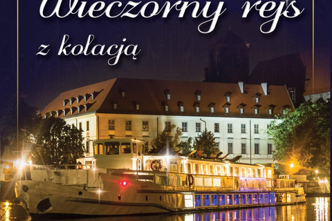 Wrocław: Luxury Dinner Cruise 4-Course on the Odra River