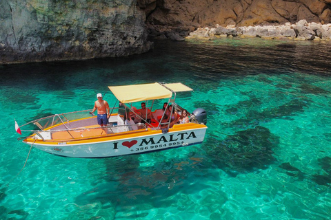 Von Cirkewwa aus: Comino und Blaue Lagune Private Bootstour