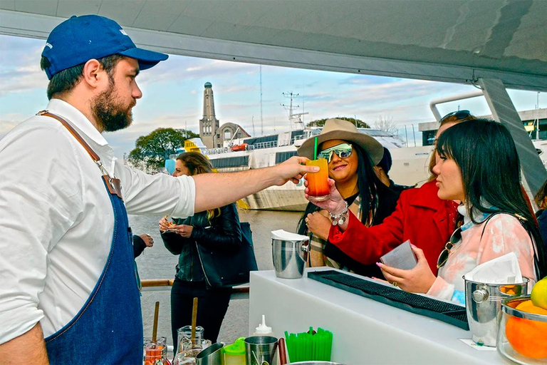 布宜诺斯艾利斯：含开放式酒吧的拉普拉塔河日落巡游1 小时游览