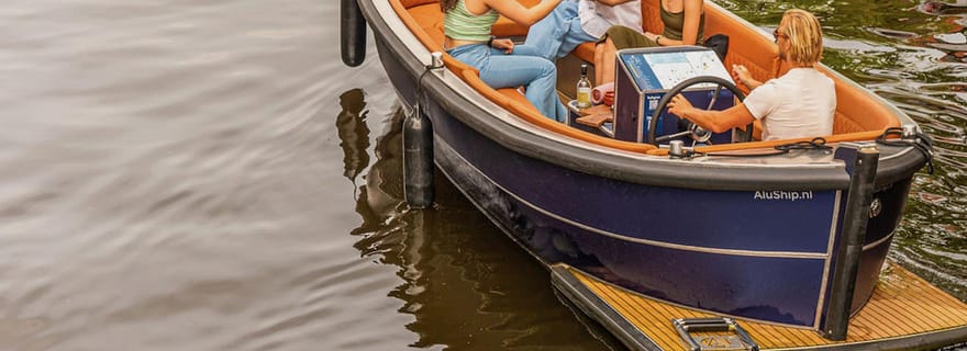 Haarlem : Location de bateaux privés dans le centre ville