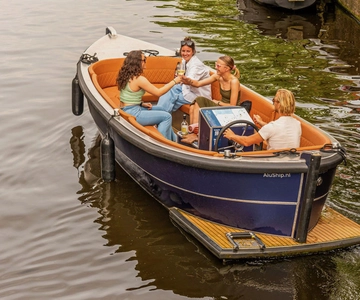 Haarlem: Alquiler de barcos privados Centro de la ciudad