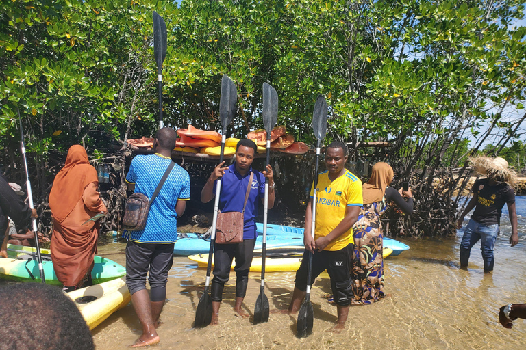 Zanzibar: Rundtur i Stone Town och mangrovekajakpaddling.Denna tur inkluderar transfer till och från hotellet.
