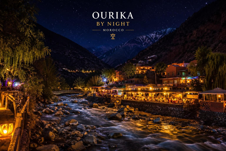 Marrakech to Ourika Valley, Atlas Sunset Views, River Dinner