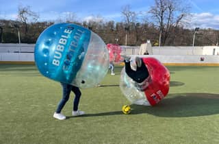 Prag: Bubbles Fußball - Zorb Fußball im Zentrum