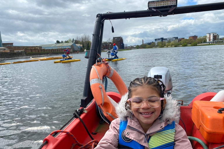 Belfast: Fluss Lagan Hydrobike TourBelfast Hydrobike Tour