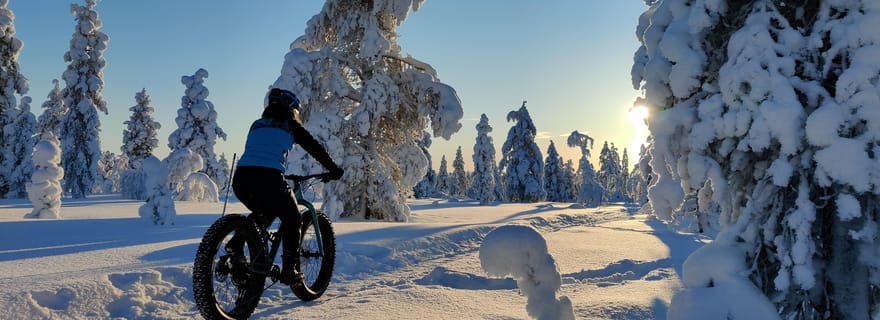 Saariselkä : Visite guidée en Fatbike