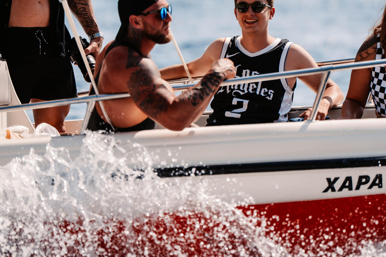 Prywatna łódź na Zakintos: jaskinie Keri, Mizithres, Agalas (maks. 5 osób)