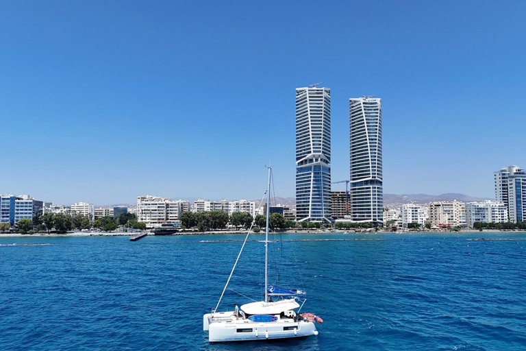 Limassol: Luxury Private Cruises with Catamaran Lagoon 40 Limassol: Luxury Private Half-Day Catamaran Cruise