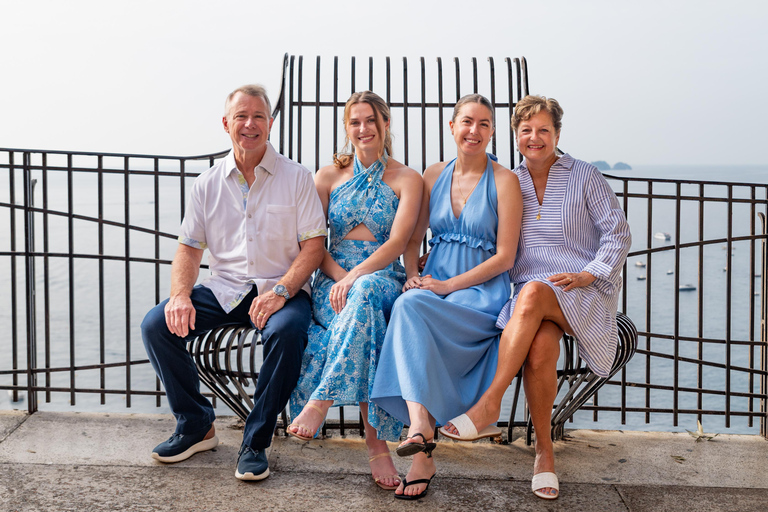 Positano: Professionelles Fotoshooting für Paare und Familien