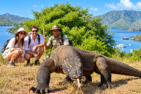 Day Trip to Komodo with Luxury Boat Dragon Guarantee & Drone