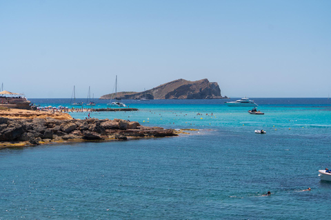 From Sant Antoni: round trip by boat to Cala Conta or Cala Bassa Round trip from Sant Antoni to Cala Conta