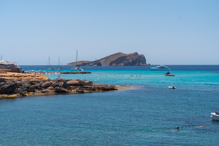 From Sant Antoni: round trip by boat to Cala Conta or Cala Bassa Round trip from Sant Antoni to Cala Conta