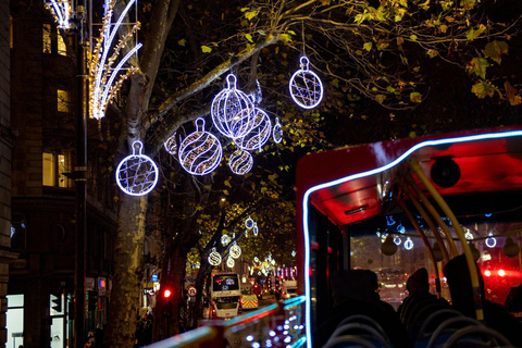 London: Christmas Lights Santa Sleigh Open-Top Tour London: Santa Bus Christmas Lights Open-Top Tour