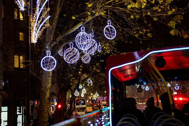 London: Christmas Lights Santa Sleigh Open-Top Tour London: Santa Bus Christmas Lights Open-Top Tour