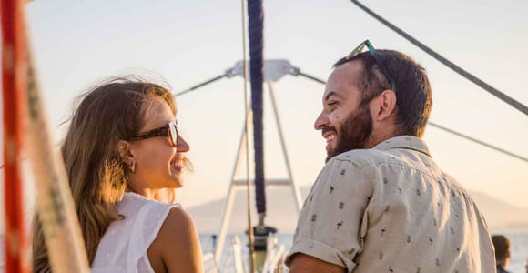 Altea: Motor-Katamaran Bootstour mit Sonnenuntergang Option