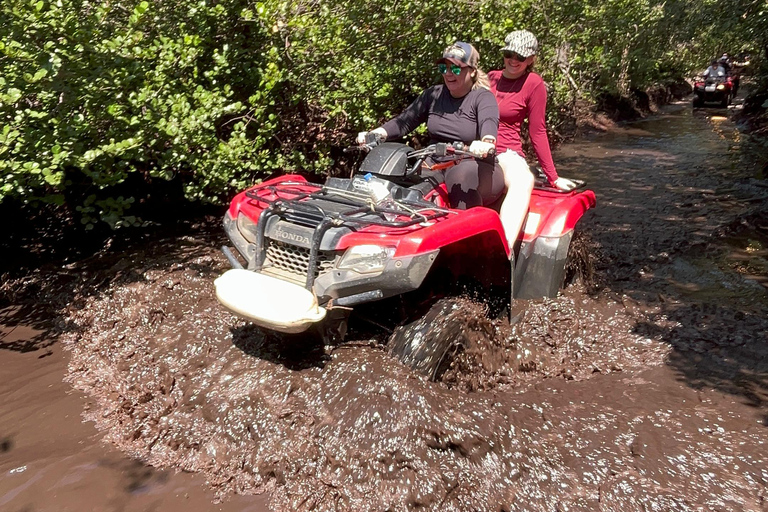 Tocht per quad van een hele dag in de kleine Lencois en Cabure