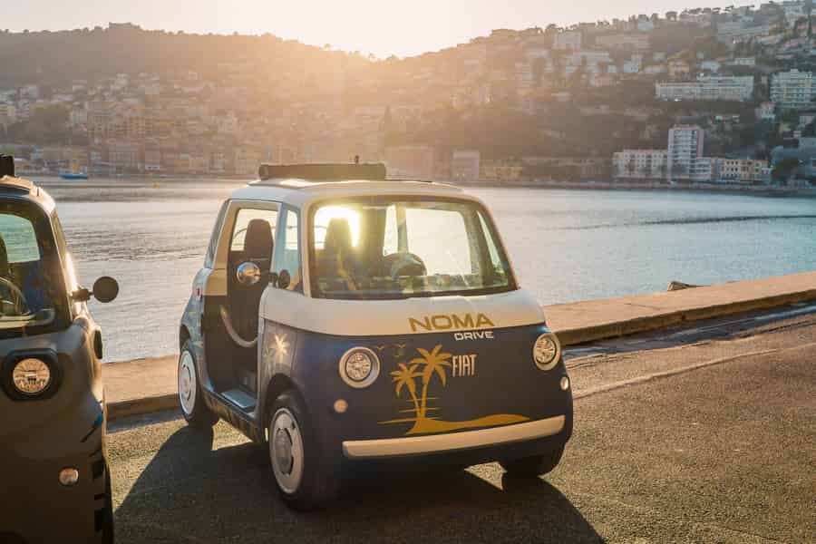 Nizza: „Dolce Vita“ in einem 100 % elektrischen Fahrzeug. Foto: GetYourGuide
