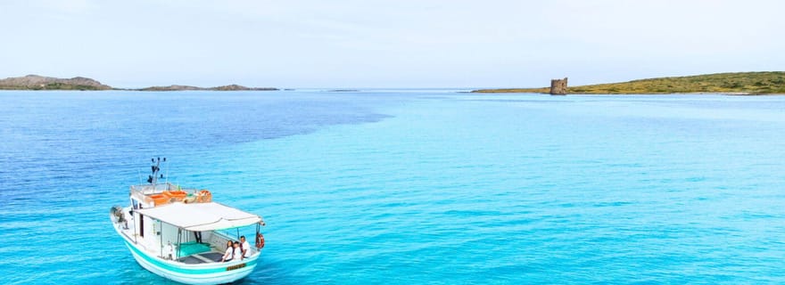 Au départ de Stintino : tour en bateau de pêche dans le parc de l'Asinara