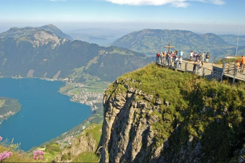 Luzern: Ausflug steilste Bahn der Welt / Aussichtspunkt Fronalpstock Stoos