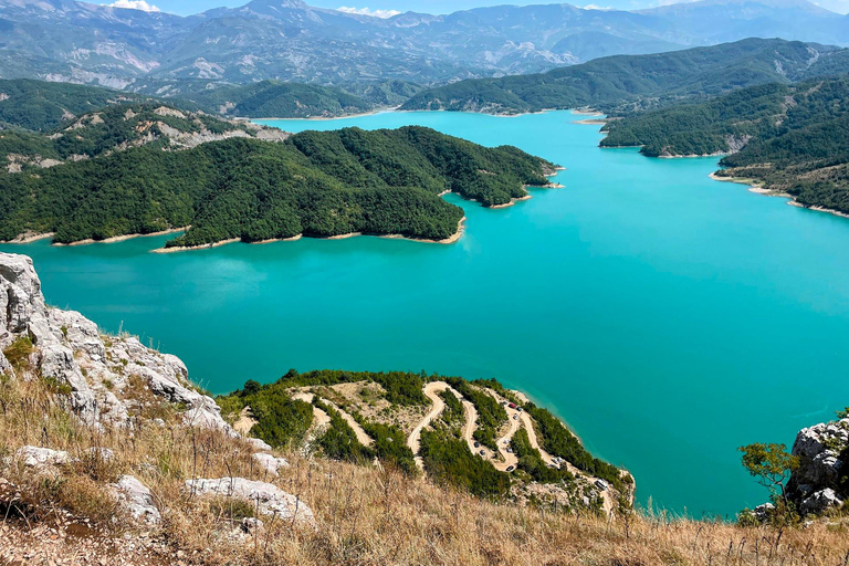 From Tirana: Hike on Gamti Mt &amp; Bovilla Lake on Land Rover