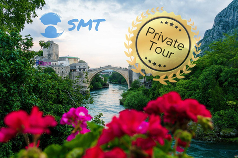 Private group city tour of Mostar and the Old Bridge German speaking guide