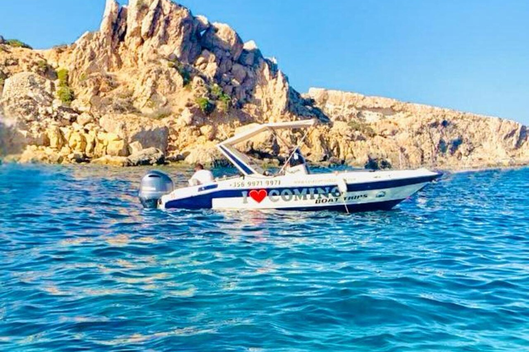 De Malta/Gozo: Passeio de barco particular em Comino e Crystal Lagoon