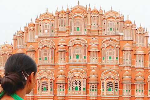 Jaipur : Visite Instagram Spot avec un photographe et un guideVisite guidée en voiture avec chauffeur