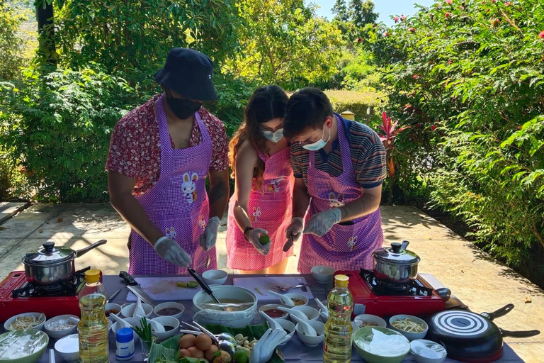 Dinner from cooking class & enjoy local night market