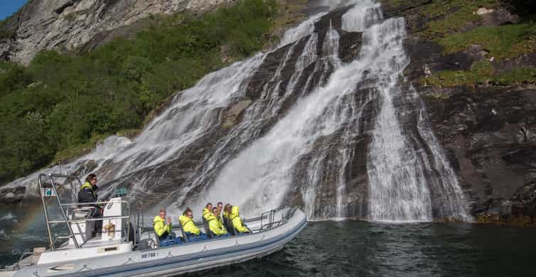 Safari en bateau semi-rigide sur le Geirangerfjord