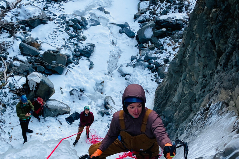 Winter Ice Climbing Experience from Seward
