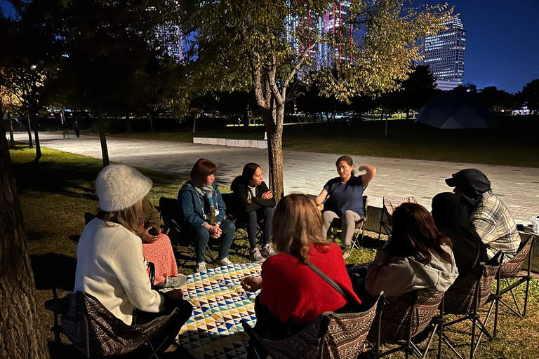 Séoul : Croisière nocturne guidée sur le fleuve Han avec collations et boissonsSéoul : Croisière nocturne guidée sur le fleuve Han et pique-nique dans le parc Hangang